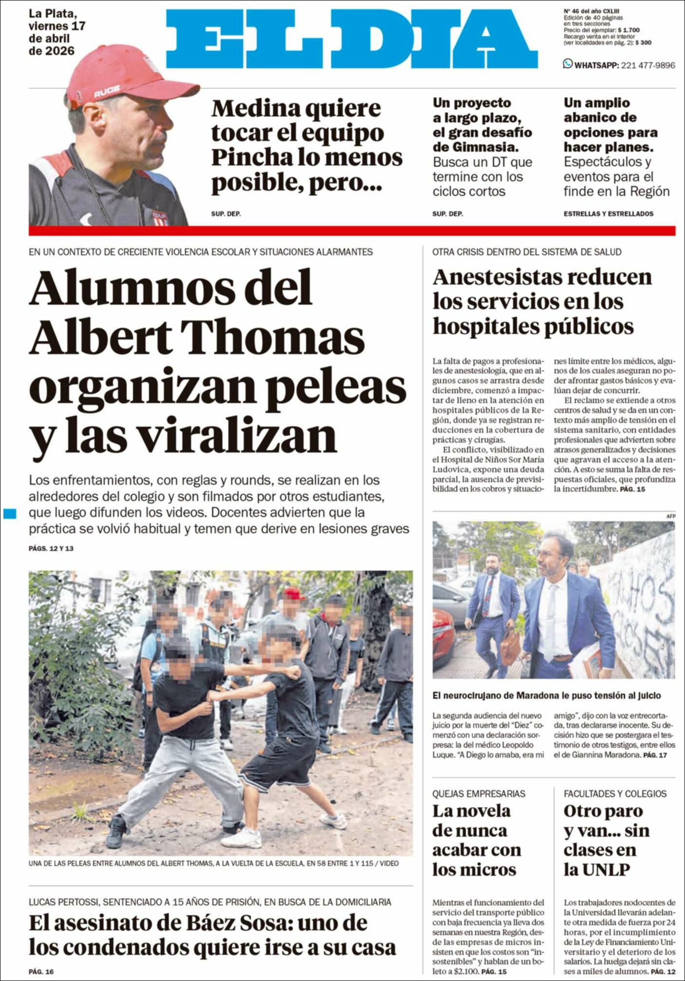 Evolucion Streaming - Sericios Informáticos | RADIO ESPAÑOLA - Tapa del diario El Día